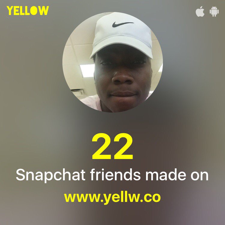 TchapyParker's tweet photo. Thanks @yellwapp 😍😍 I made 22 new friends on Snapchat: https://t.co/OODezzuUVY #MakeFriendsOnSnapchat https://t.co/hKEaYVGw80