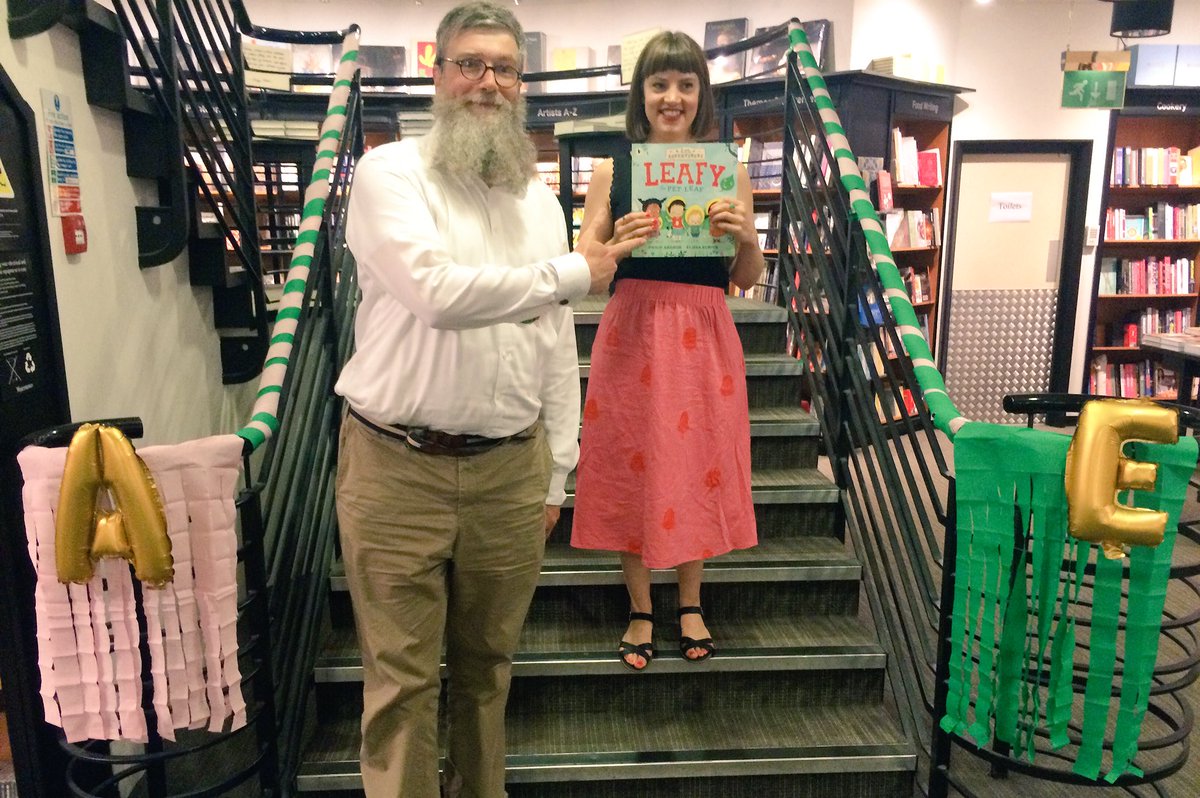 jabberworks's tweet image. Big congrats to my fab studiomate @ElissaElwick &amp;amp; @PhilipArdagh on the launch of #LEAFYthePetLeaf!!🍃 🎉📚#LittleAdventurers @WaterstonesKR