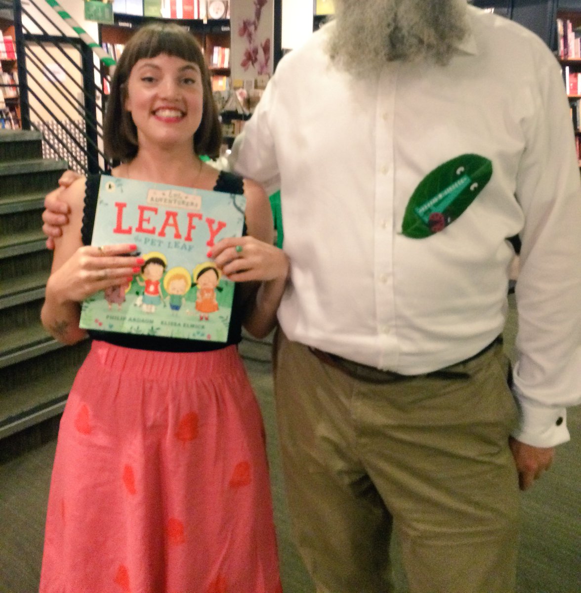 jabberworks's tweet image. Big congrats to my fab studiomate @ElissaElwick &amp;amp; @PhilipArdagh on the launch of #LEAFYthePetLeaf!!🍃 🎉📚#LittleAdventurers @WaterstonesKR