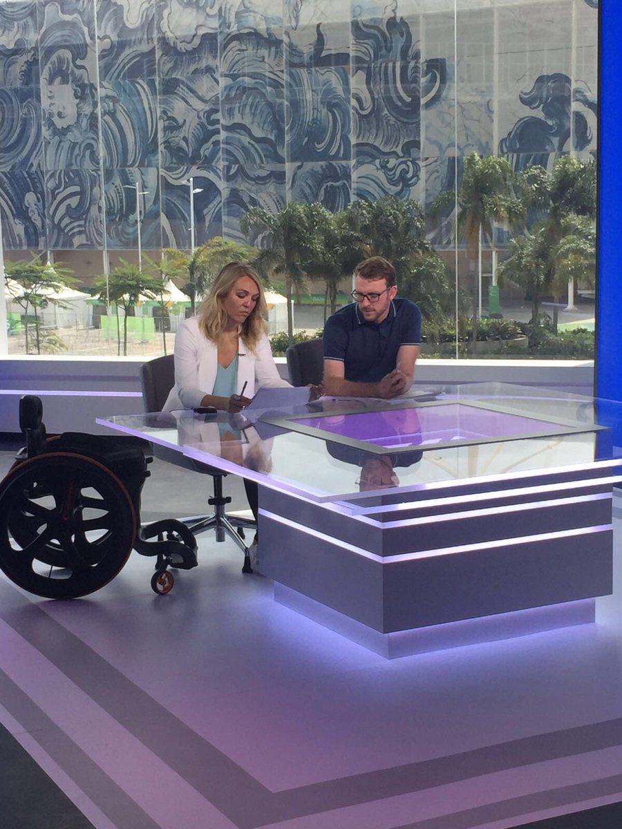 JJChalmersRM's tweet photo. It has been an honour and privilege to be part of @C4Paralympics #Rio2016 team and to present the achievements of our #Superhumans Thank you https://t.co/oDVrImQpq9