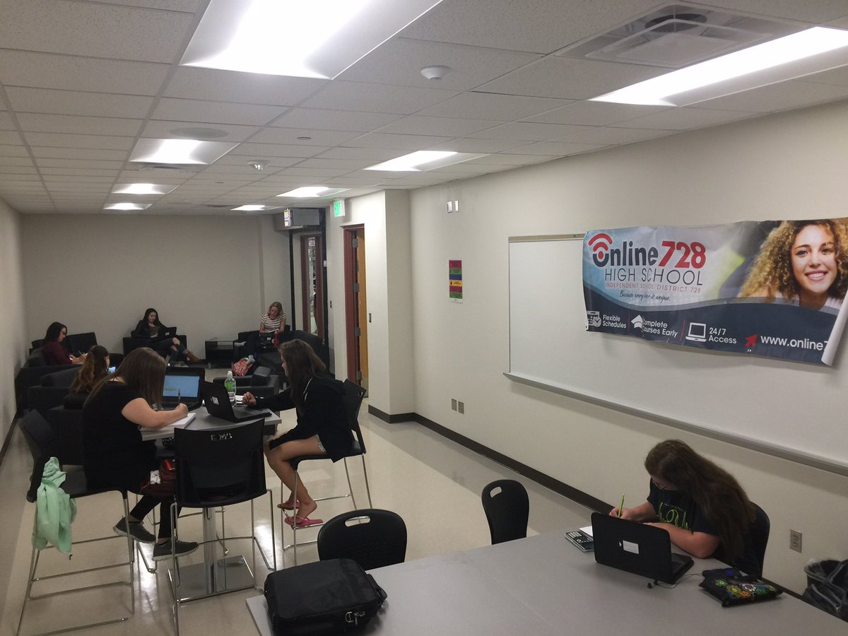 Online728 students hard at work while enjoying the new furniture!!
<a href="/ISD728/">ISD 728</a> <a href="/728Innovate/">728Innovate</a>