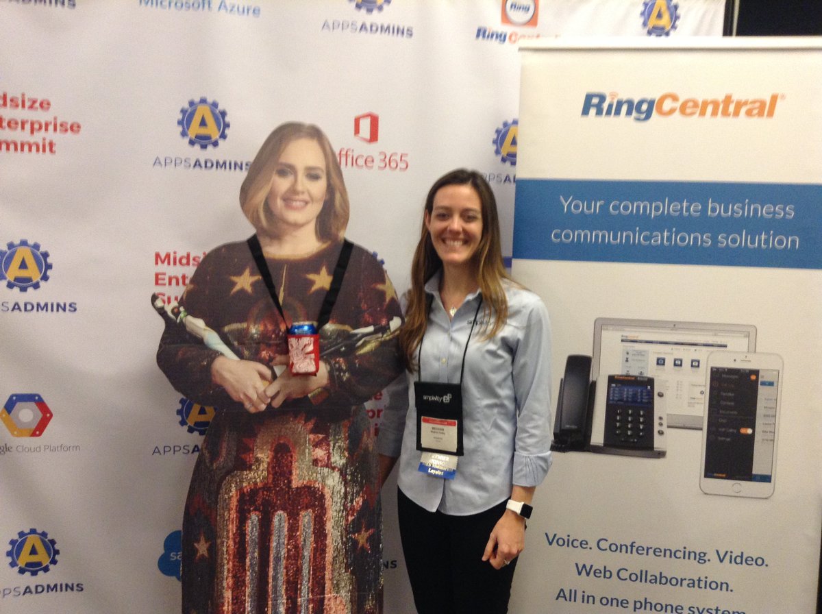 coolheadtech's tweet photo. @RingCentral Hello from #MES16. I must have called a thousand times.  #appsadmins https://t.co/pPnzKTIGh4