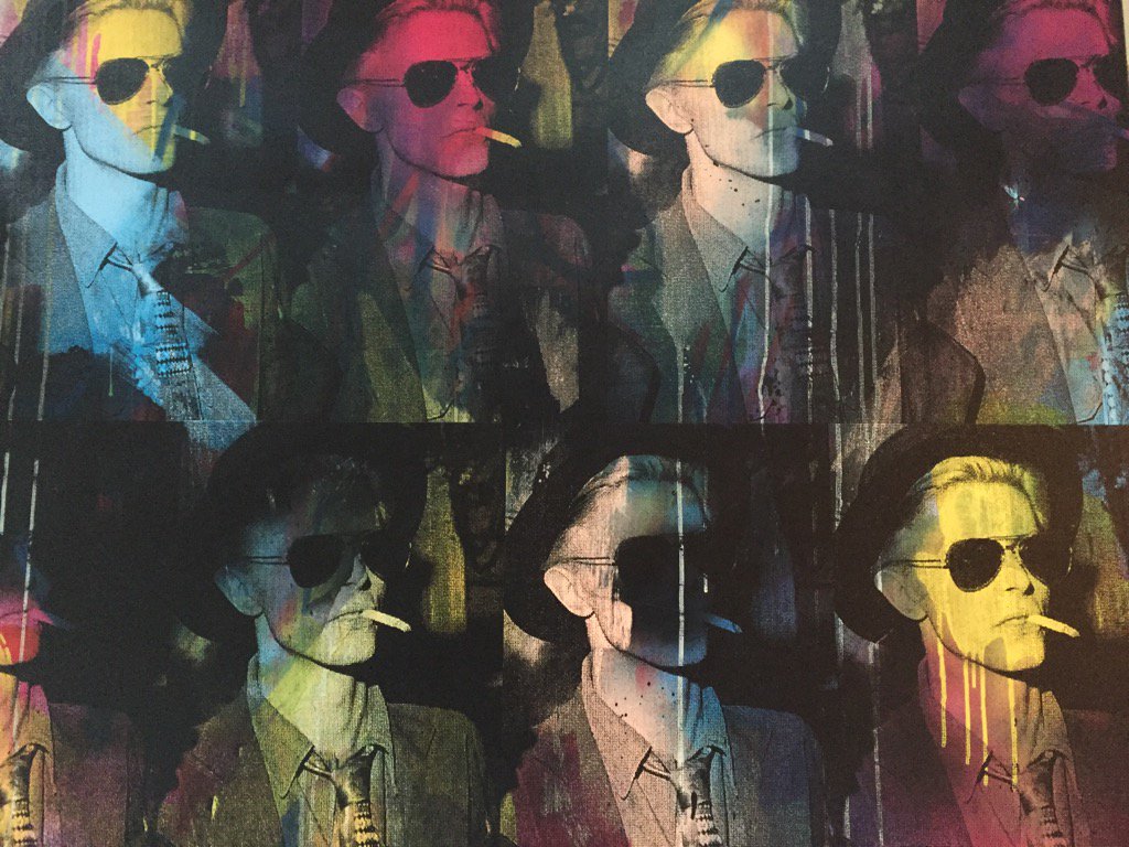 Thanks <a href="/ReloadGallery/">Reload Gallery</a> for safe delivery of #Bowie by <a href="/benallenart/">Ben Allen</a> ... love it!