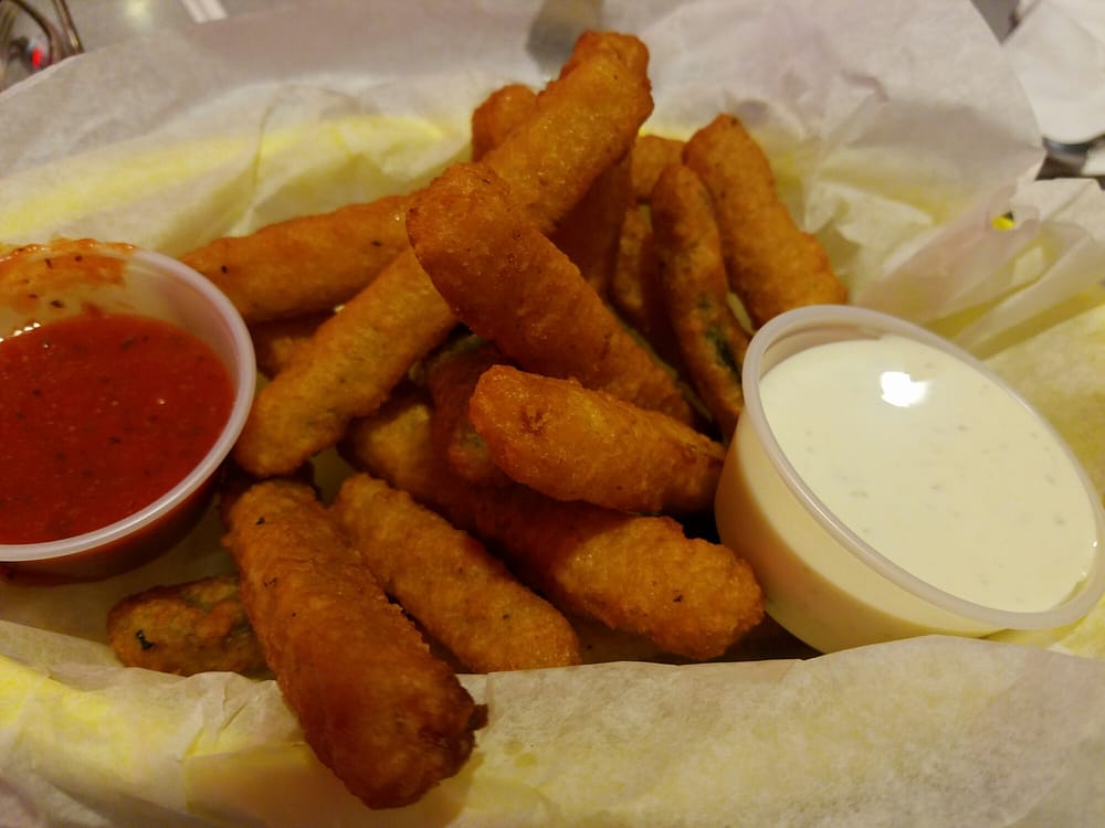 If you've tried it, you know our Fried Zucchini is the 💣 Come get some today and a Caramel Apple Shake, too!!