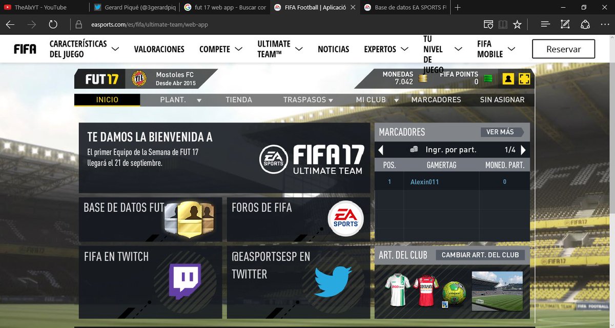 Halecsin's tweet image. #FUT17WebApp :DD lo malo es que no va el mercado hasta que juegues en consola @DjMaRiiO_90