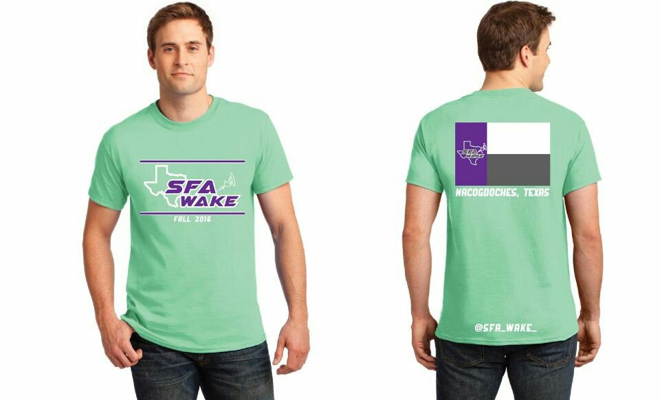 Mykeys_or_mikey's tweet photo. Just dropped this dope shirt today for @SFA_Wake_ $15 message me for more details! https://t.co/kmmkrzWJBH