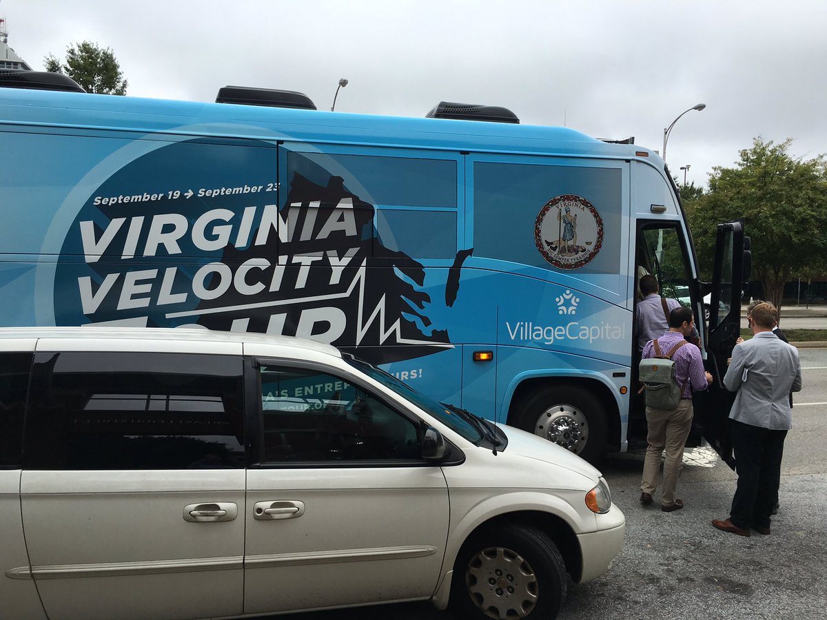 On the @VAVelocityTour in Richmond, great day so far meeting with founders and others #startups #RVA #VAVelocity