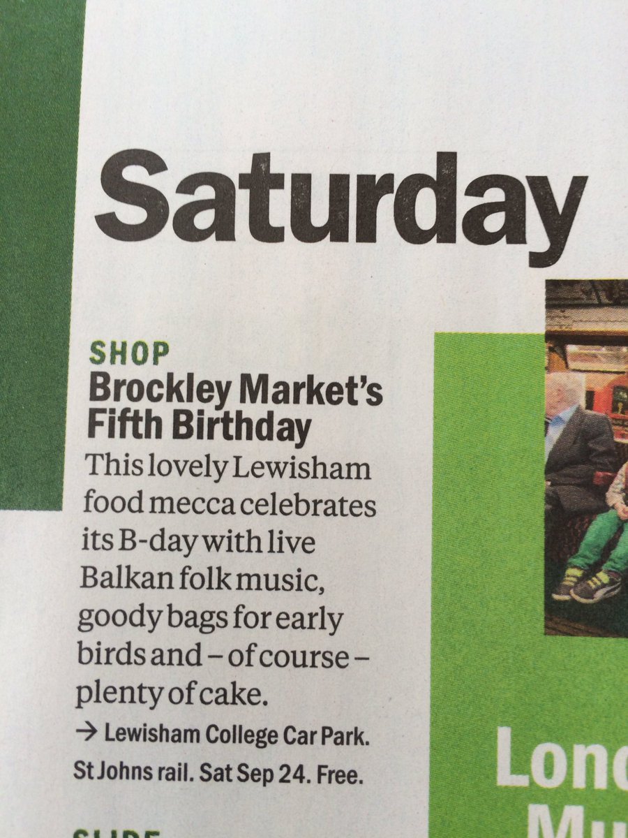 Happy 5th birthday to <a href="/BrockleyMarket/">Brockley Market</a> 🍰🍾🎉
