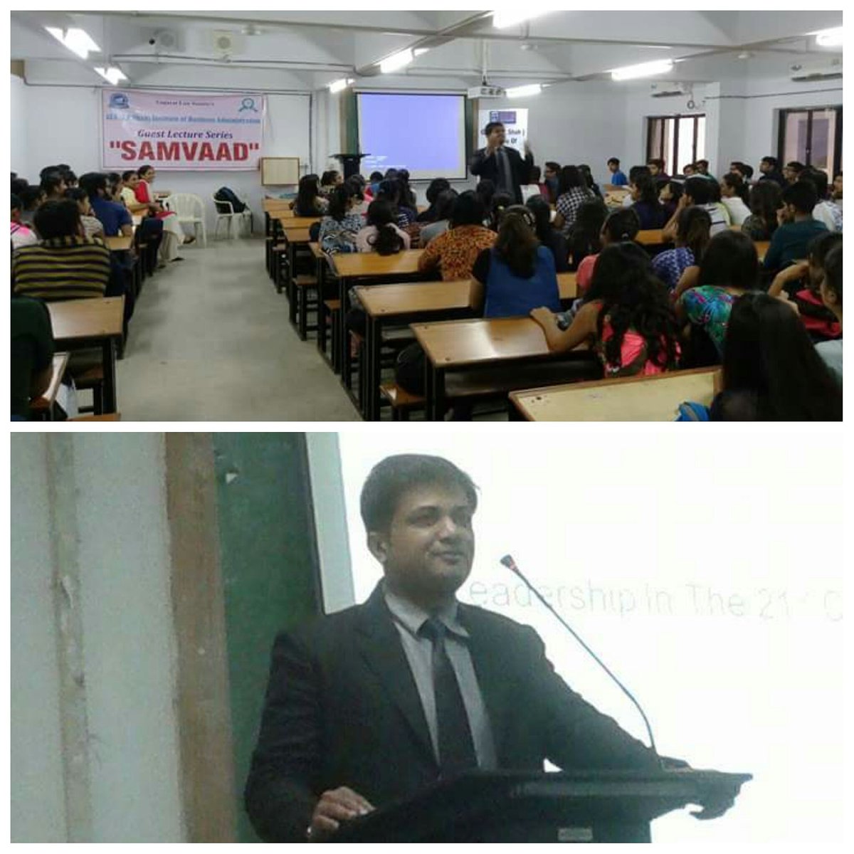 Speech#LEADERSHIP#Management Students#SAMVAAD#GuestLectureSeries Organized By GLS (J P Shah) Inst.of Mgt. A'Bad.