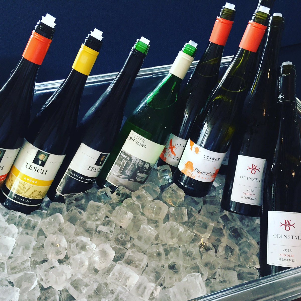 RhinelandCo's tweet photo. Straight Chillin at the Olmstead Portfolio Tasting #table5 #germanwine #rhinelandcollection https://t.co/DmtKZUkb3E