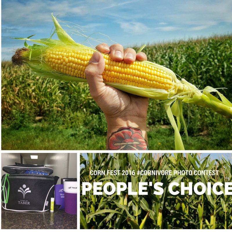 TaberEcDev's tweet photo. Congratulations goes to @daxjustin on winning the People's Choice award for the #Cornivore Photo Contest! https://t.co/QBSCuCN5gH