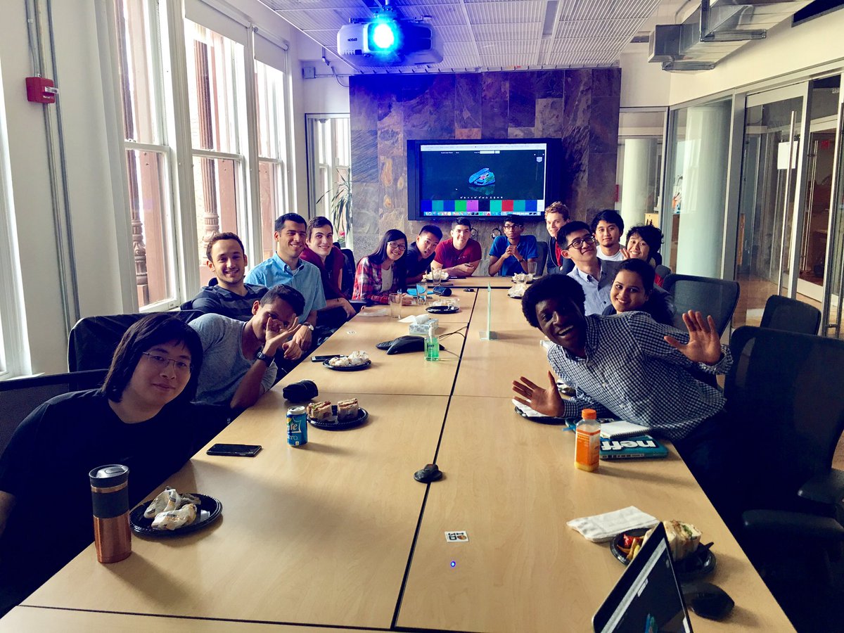 AfroJme's tweet image. What a fun lunch today with @cooperunion students at the NYC @autodesk office, can't wait for this weekend #HackCooper2016 #AutodeskForge 💻