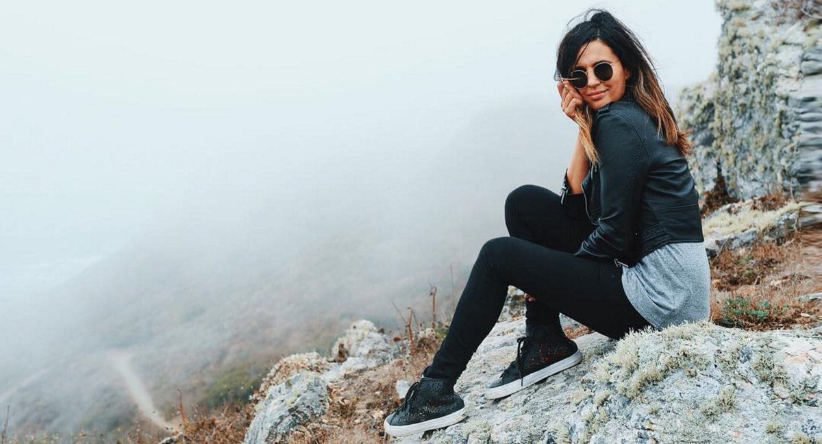 Photographer @Celinakenyon explores the wilderness in the <a href="/Vans/">Vans</a> cut-out sk8hi decon: bit.ly/29k5bXt