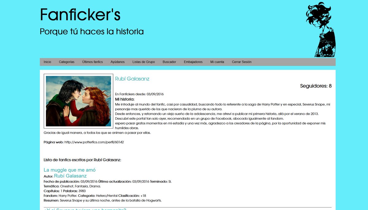 fanfickers's tweet photo. Recordamos que ya se pueden ver los seguidores de un autor en su perfil de https://t.co/vxlKVjfmRv

#fanfickers #fanficker https://t.co/az1gsvJwua