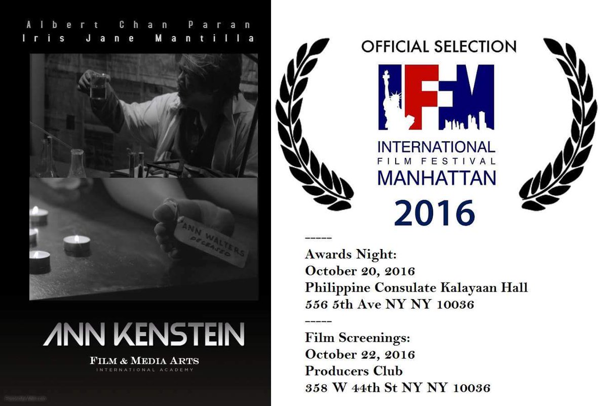 albert_paran888's tweet photo. #AnnKenstein @IFFMnewyork #IFFMNYC 2016 #OfficialSelection #NYC #NY #Actorslife #Actor #FilmFestival #shortfilm 🗽 https://t.co/b0ohnUJa0N