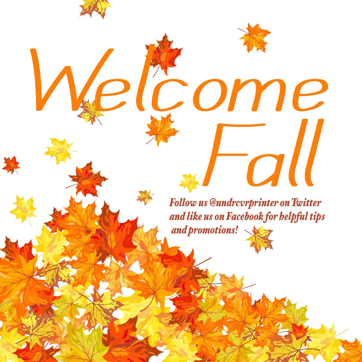 undrcvrprinter's tweet photo. Fall = TRADE SHOW SEASON! Be sure to also like our page on Facebook for tips and promotions! #tradeshow #undercoverprinter #marketing https://t.co/O7r1un4zxP