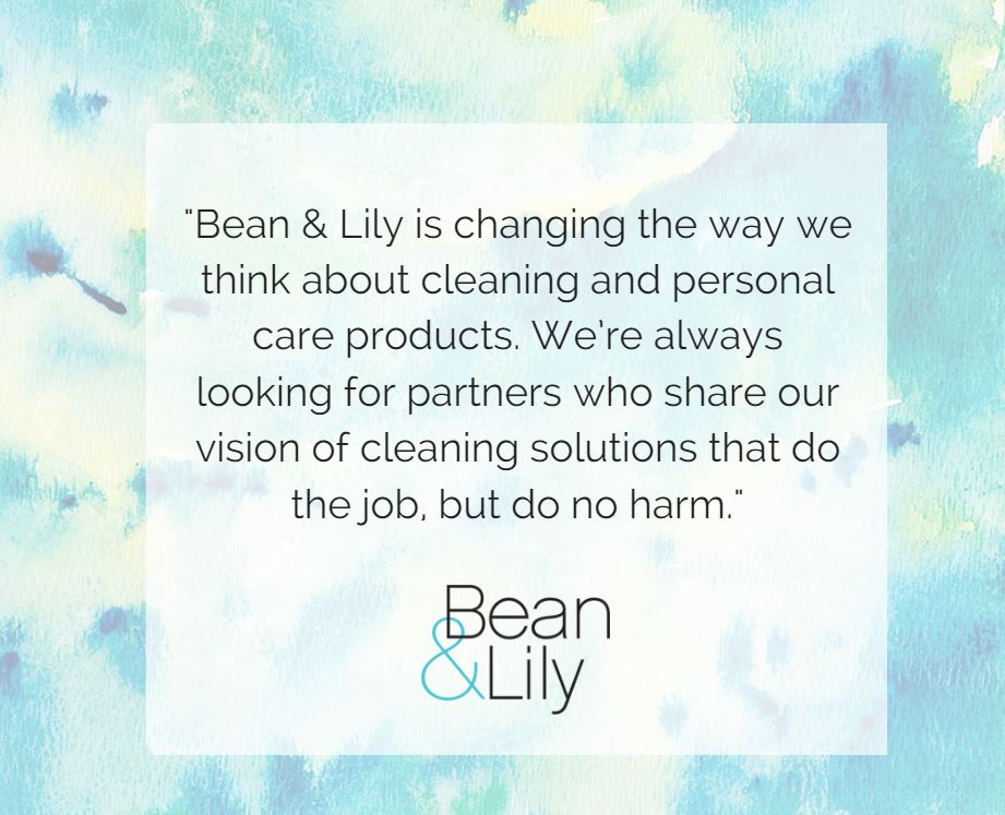 beanandlily's tweet photo. We want #partners who share our vision of cleaning solutions that do the job, but do no harm: https://t.co/vyY9JKiC2e #BeanandLily https://t.co/YKLX0zLcF2