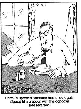 Mr_Mathematicus's tweet photo. #GeometryHonors, guess he received a convex spoon. https://t.co/LvP60di5dl