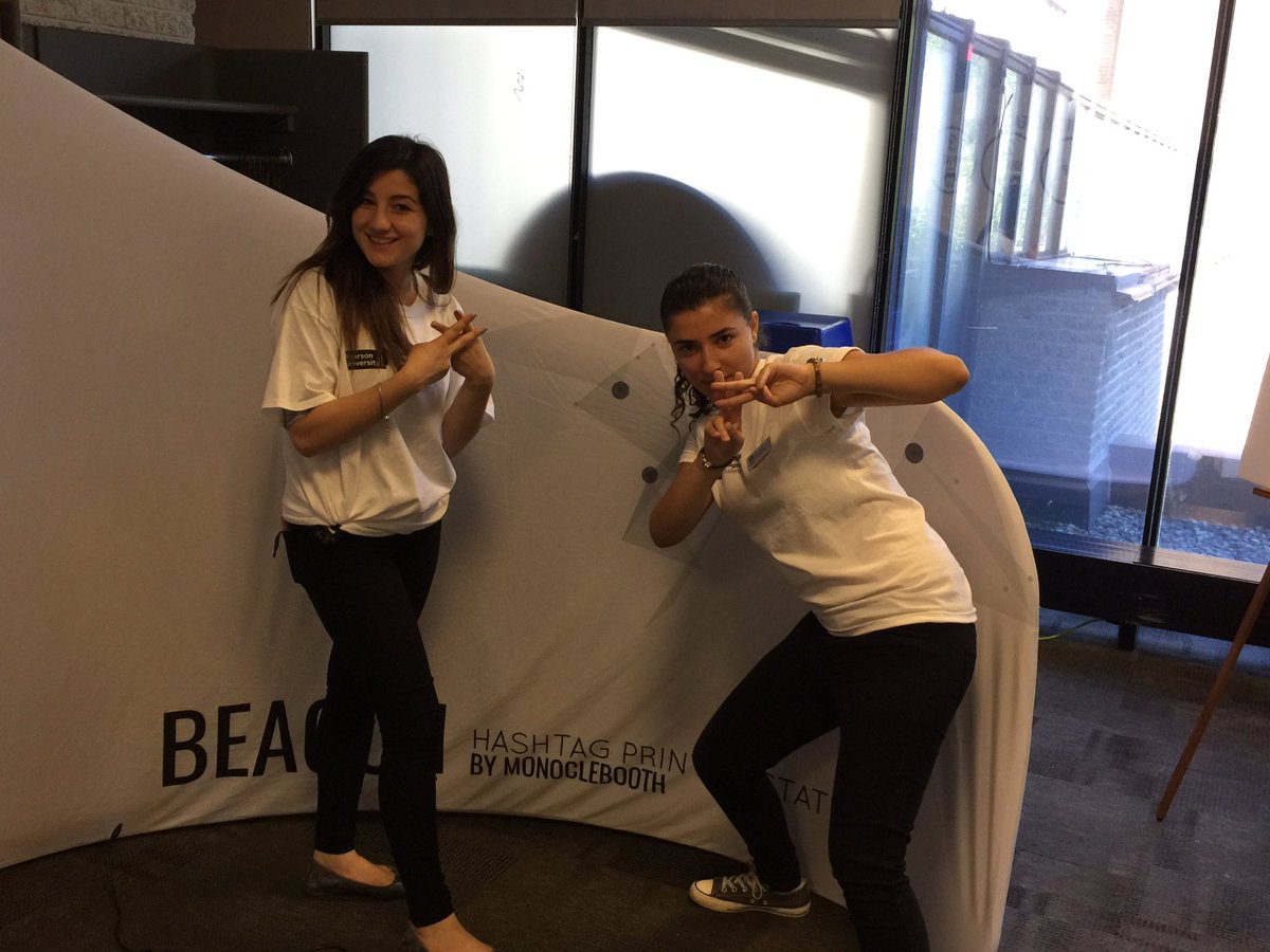 trimentoring's tweet photo. Our student staff Lucy &amp; Sadia are hyped about our #stellar #hashtag @monoclebooth photobooth! https://t.co/AO7DdTJx9r