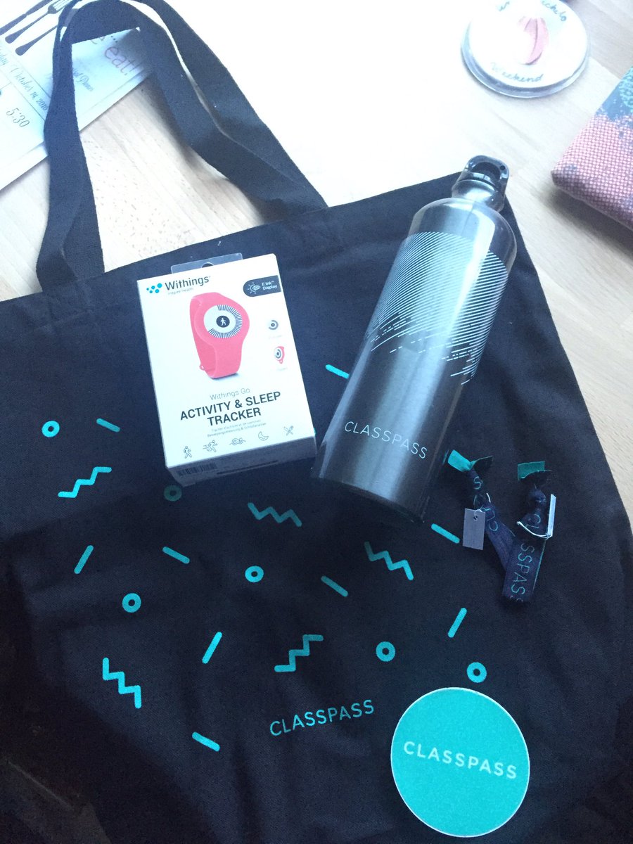 ADSchrimp's tweet photo. So excited to have won a swag bag from #classpasschallenge! @classpass https://t.co/u48aTGDfXX