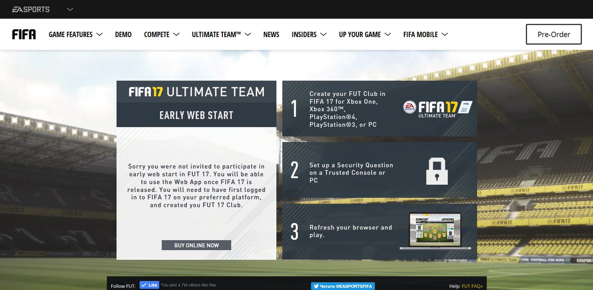 ljcreatives's tweet photo. Is the @EASPORTSFIFA Web App not working for everyone a marketing stunt or a system error. only time will tell - https://t.co/nAQfnqDo2M https://t.co/ZKM2sjDYOf