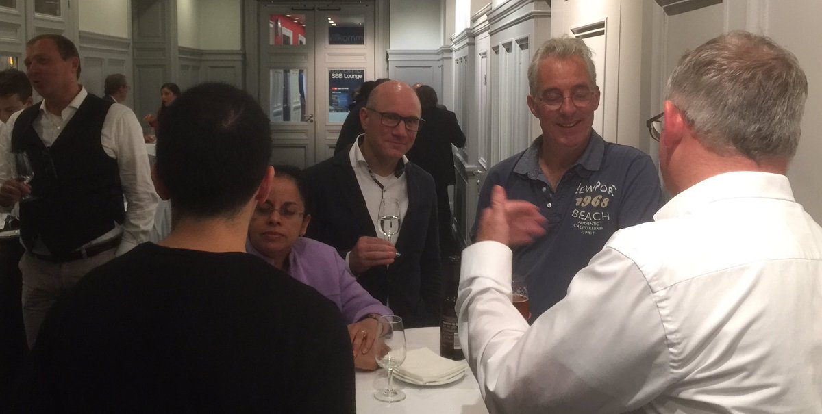 Swissintell's tweet photo. Our speaker of the night engaging with our #members #swissintell https://t.co/FtTAf9TDVu