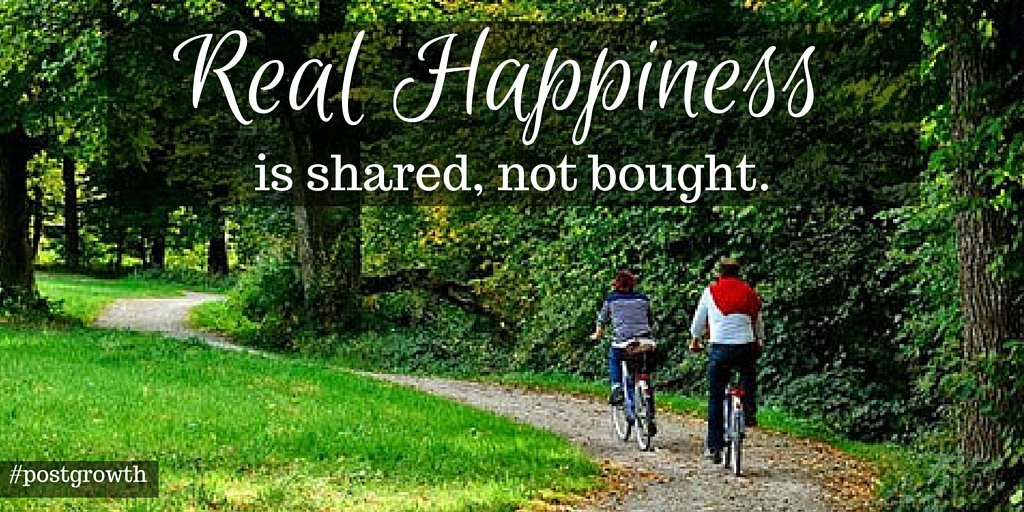 Most things that give us true #happiness are also gentle on the earth. Guest post by @tbelton1 -> postgrowth.org/happier-people… #wellbeing