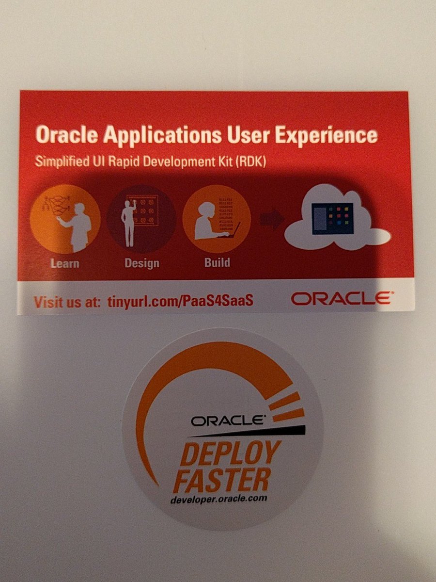 ChrisKolOrcl's tweet image. #DevelopersRule #OOW16