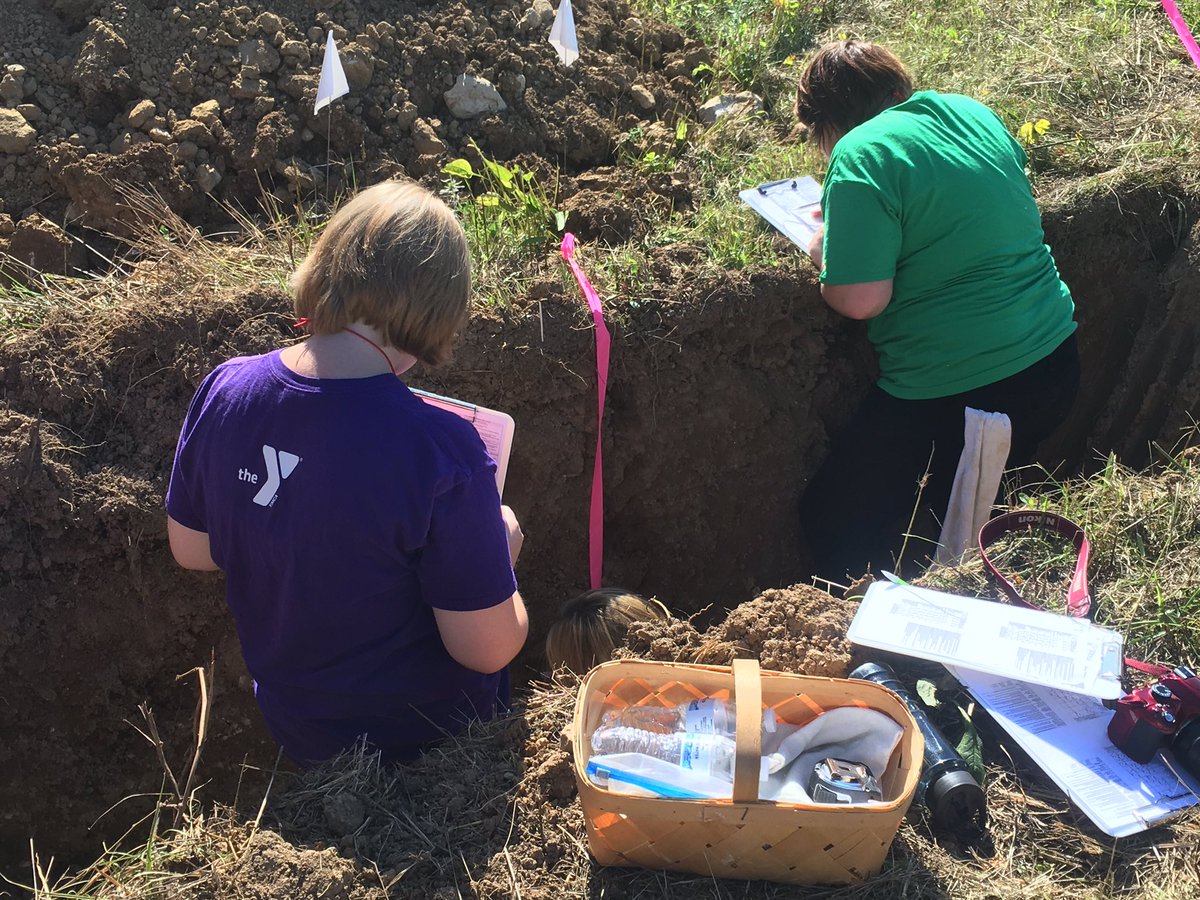 MiamiEast_FFA's tweet photo. Learning at county soils thanks to the Roeths and Miami Soil &amp; Water. #SoilsRock! https://t.co/22OliwyZfs