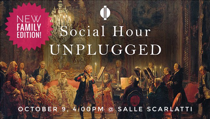 RikoMethod's tweet image. Mark your calendars! We're hosting a family-friendly version of Social Hour UNLPUGGED on October 9. Snacks for kids. Wine for the grownups!