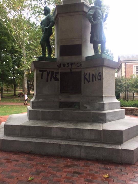 SpeakUpOU's tweet photo. Other good souls remind us all to rise up and fight, after the slaughter of Henry Green and Tyre King by Ohio police https://t.co/mOgQFuwbGG