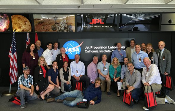 SDSU's tweet photo. See what's new with the LA Regional Council, including a recent tour of JPL thanks to @Jordan2Mars https://t.co/EM4IAsBE15 #AztecsEverywhere https://t.co/YRR1r3yZ8H