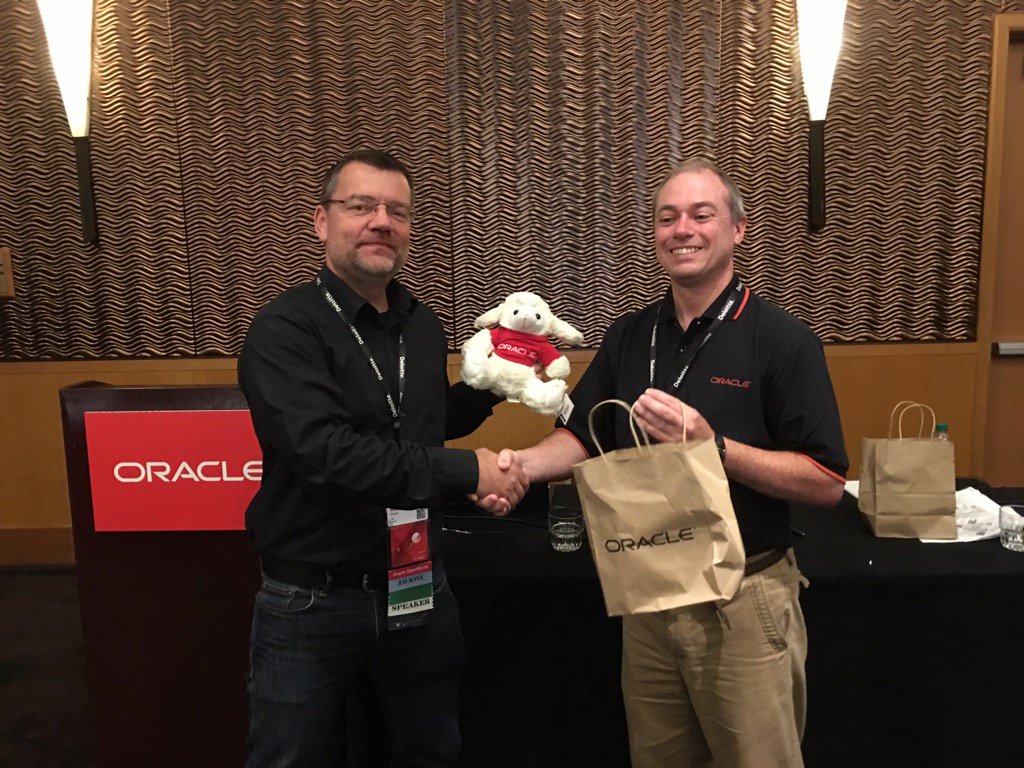 AntonyJReynolds's tweet image. First person to finish #OOW16 #OracleICS lab, he&apos;s a lamb