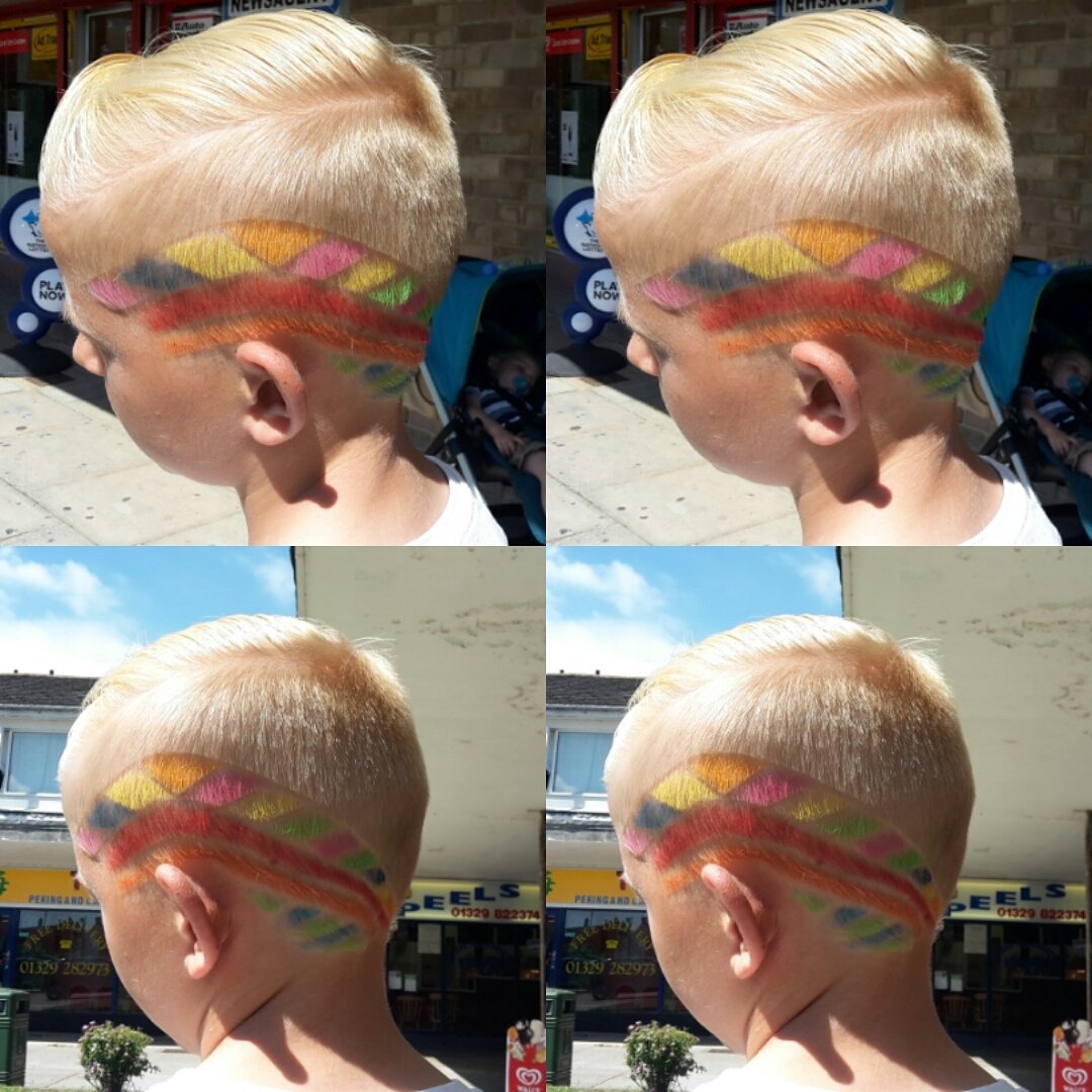 barbers_morgans's tweet photo. A little pattern for this Lil. Guy
#graffetch #wahldetailer #patterns #colour #morgansbarbers https://t.co/Xf7bBtwvaL
