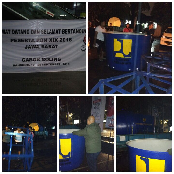 DIVAM_PAMBDG's tweet photo. 2 bh HU di venue cabor Bowling sbg backup persediaan air bersih selesai dipasang. @ridwankamil @sonnysalimi90 https://t.co/0sLi6MKWn9