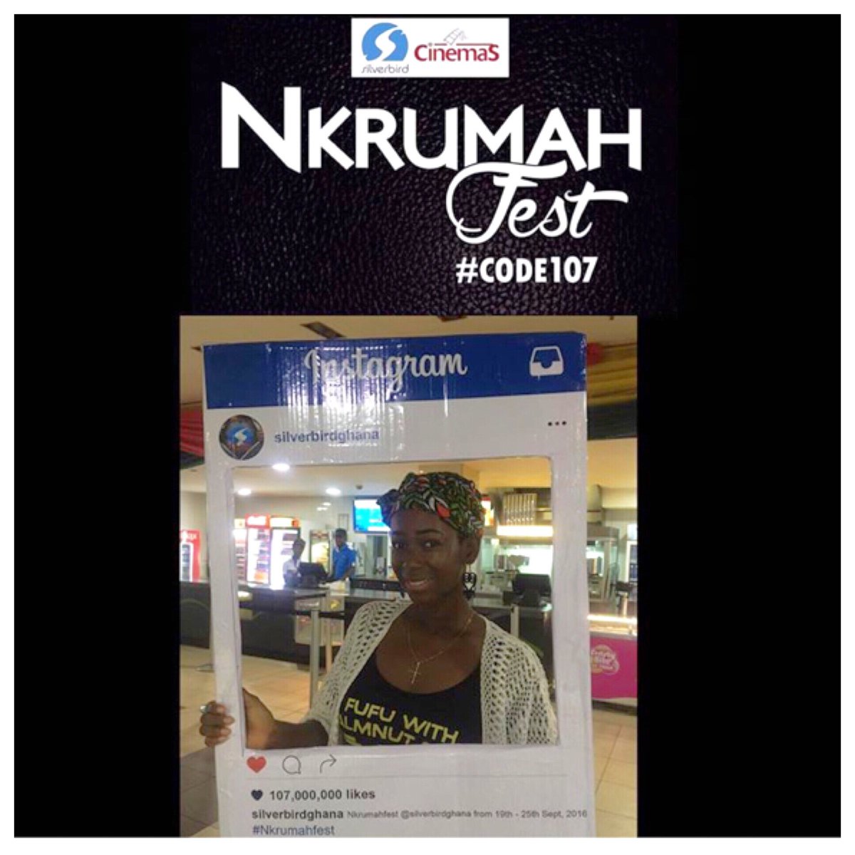 Ama_K_Abebrese's tweet photo. You can participate in #NkrumahFest with @SilverbirdGhana #code107 https://t.co/wGG6MDh4PL