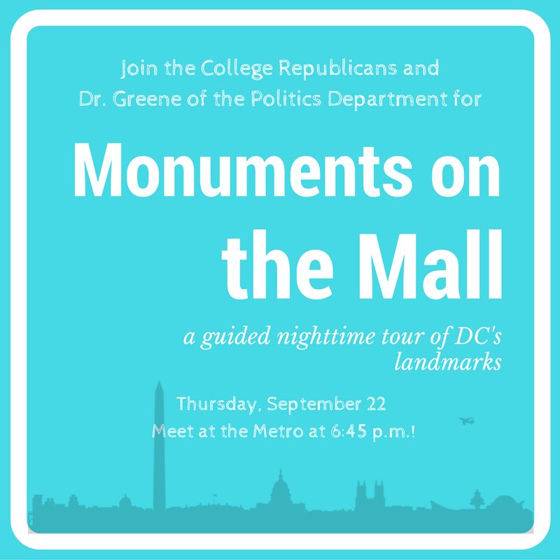 Make sure to be at the Metro at 6:45! See you all there 🇺🇸🐘