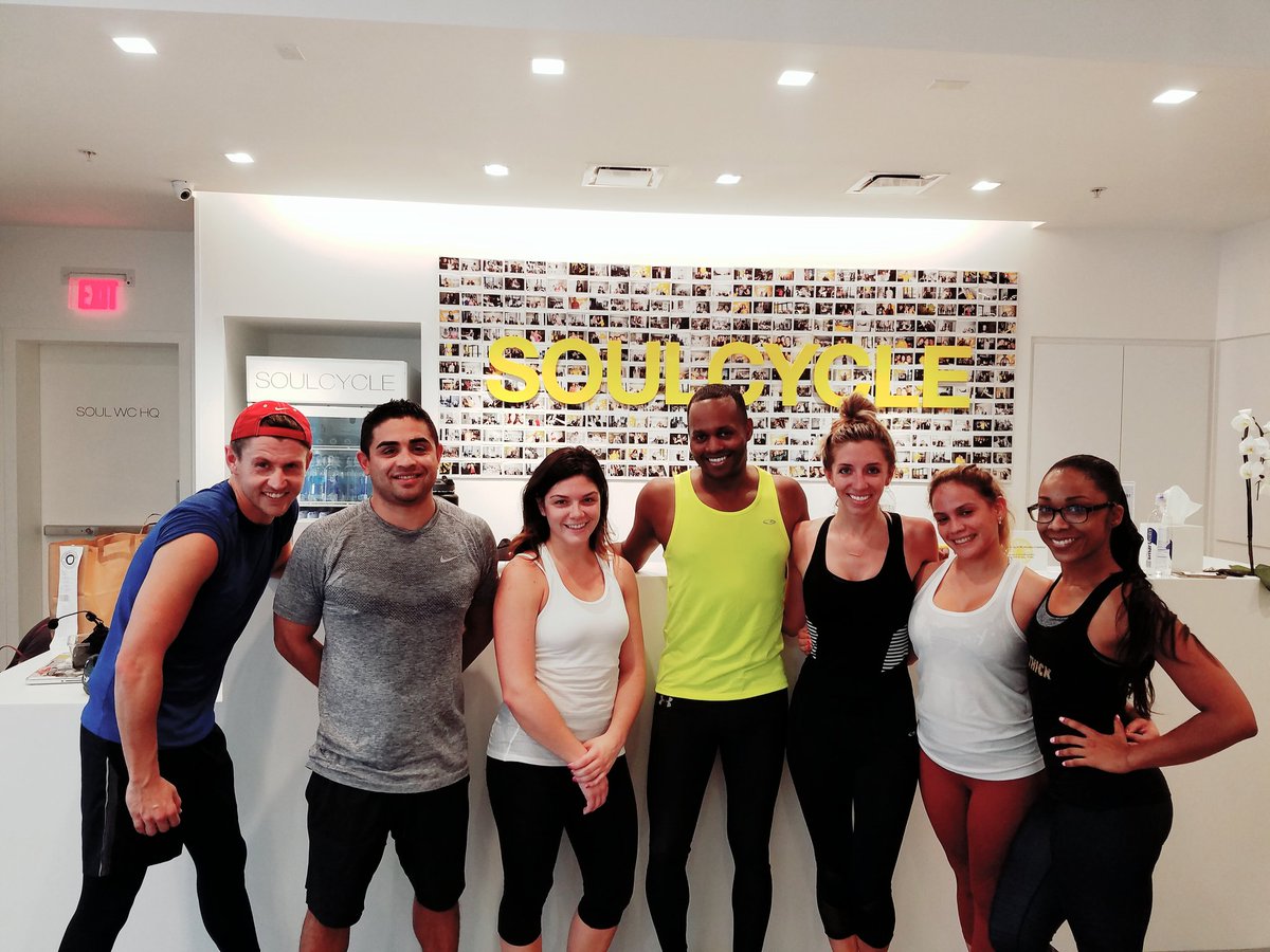 Day 1 of Target+SoulCycle Partnership. <a href="/Bernard_Boo/">Bernard Boudreaux</a> @CarmenCmoch @TonyCostanzoTGT  #Wellness #mentorship #Group294