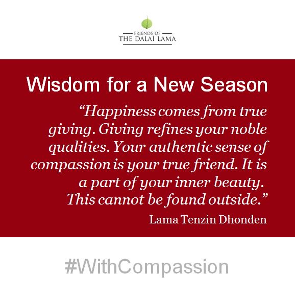friendsofHHDL's tweet photo. Wisdom for the New Season from Lama Tenzin Dhonden https://t.co/lCdjIymiQI