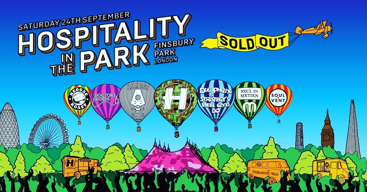_TreBeats's tweet image. Seriously can't wait for this, 4 days!! It's going to be an amazing day!🙌🏼🙌🏼🎛 #HospitalityInThePark #hospitalrecords #London