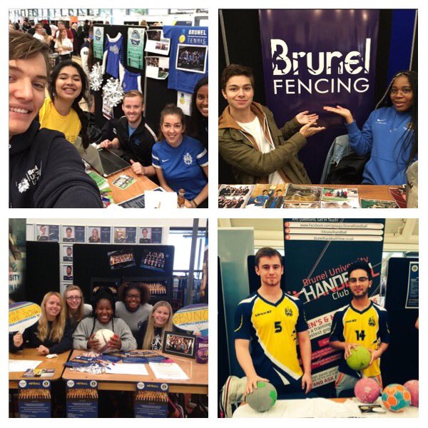 Great effort by all #TeamBrunel clubs at today's freshers fayre. Lots of sign ups, time to get the trials and tasters underway!