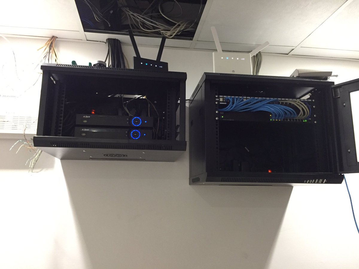 تنفيذ مشروع شبكة  مع كاميرات مراقبة لأحد فروع سلسلة @مخابز الارياف