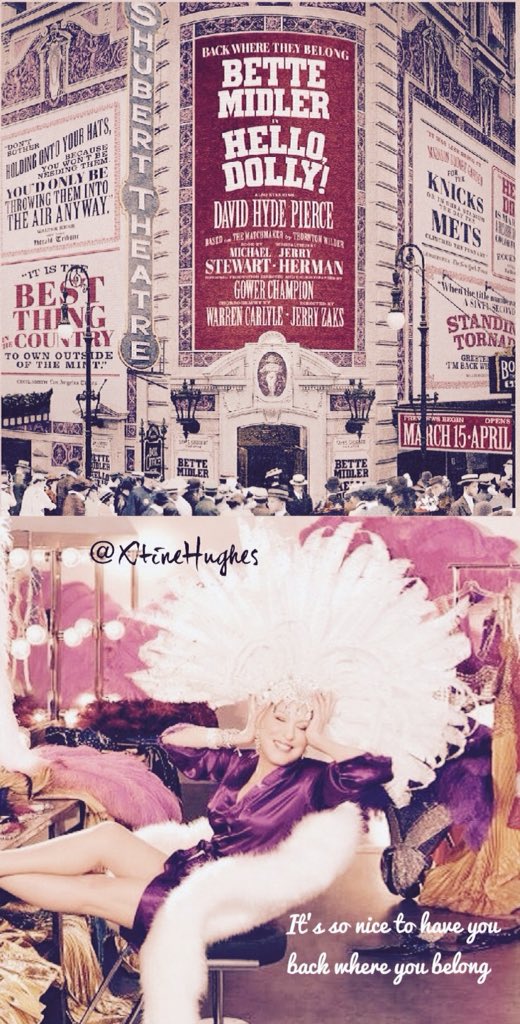 XtineHughes's tweet photo. 176 Days until @BetteMidler is #BackWhereSheBelongs ππΆπ #hellodolly #hellobette @HelloDollyBway #Broadway https://t.co/42dGbzh29z