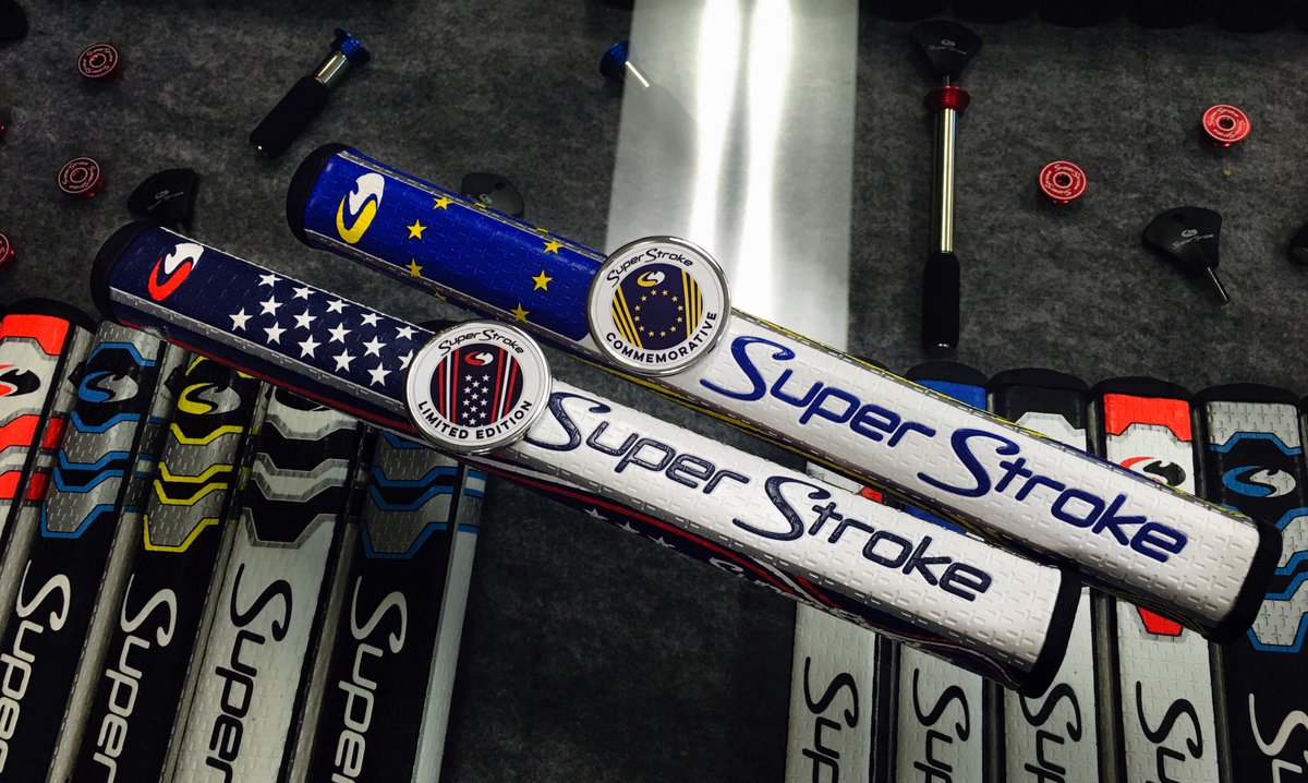 SuperStrokeGolf's tweet photo. WIN it before you can buy it! 

RT and follow to win a limited edition 🇺🇸 or 🇪🇺 grip! Bonus: Commemorative SuperStroke ball marker https://t.co/ot553wVBIS