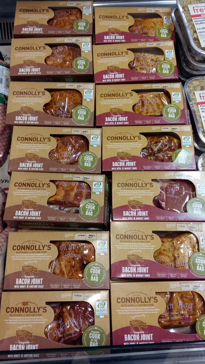 Check out our new 'cook in the bag' range, available now in selected @SuperValuIRL stores #Ploughing16 #baconjoint