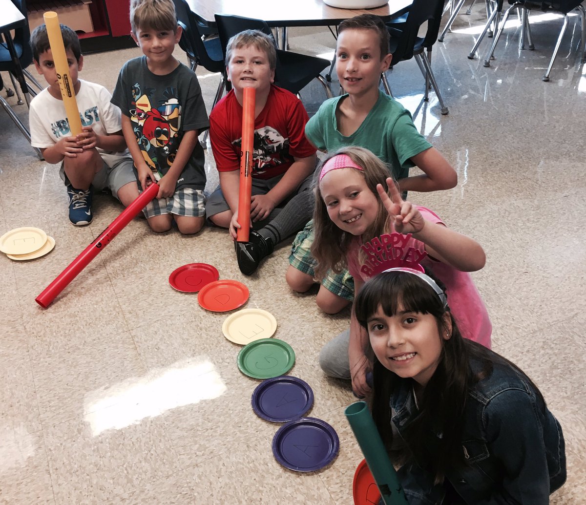 MrsMorton_Music's tweet photo. We wrote songs in music class today! #DotDays #mrshoustonsclassrocks @Y115YGS #makeyourmark #boomwhackers @Mrs_McHugh https://t.co/UibQlbX4Eh