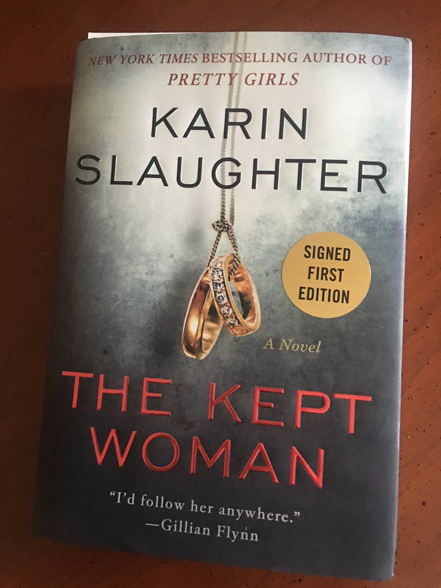 sarablaedel's tweet photo. If I wasn't so excited about my event tonight at @PagePalette I would dive directly into this! Thanks @SlaughterKarin #thekeptwoman https://t.co/fqSqRGe8LB
