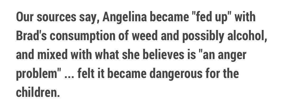 ccbabcocks's tweet image. I think the most shocking thing of all in the Brangelina split is that Angelina Jolie is actually a huge square. #420NO