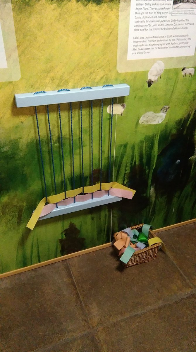 CCuratingblog's tweet photo. Museum interactives on a budget. Really proud of our new wall loom @rutlandmuseum https://t.co/NY74sR68Ot