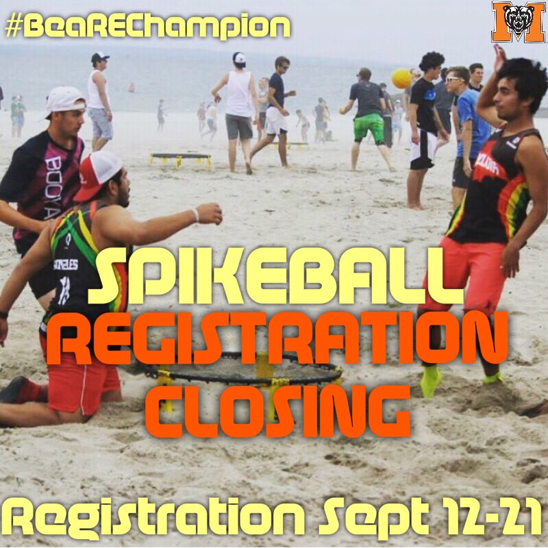 MercerRecSports's tweet photo. REGISTRATION CLOSES TOMORROW NIGHT! Make a team on https://t.co/vpeZB9Cakj https://t.co/p8QrAPjQyt